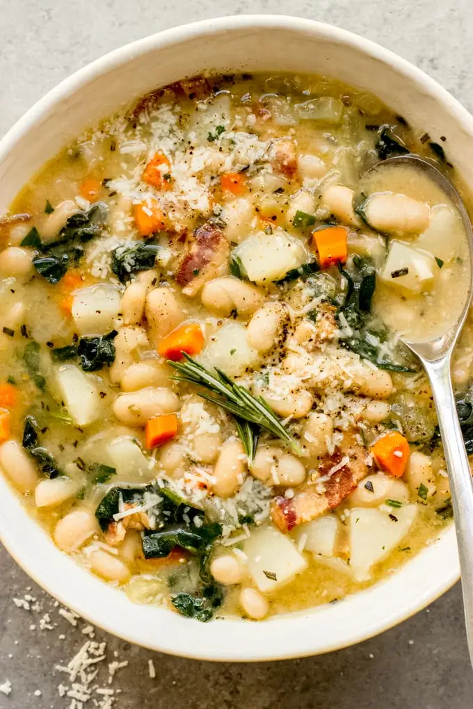 Ultimate Classic Vegan Tuscan White Bean Soup