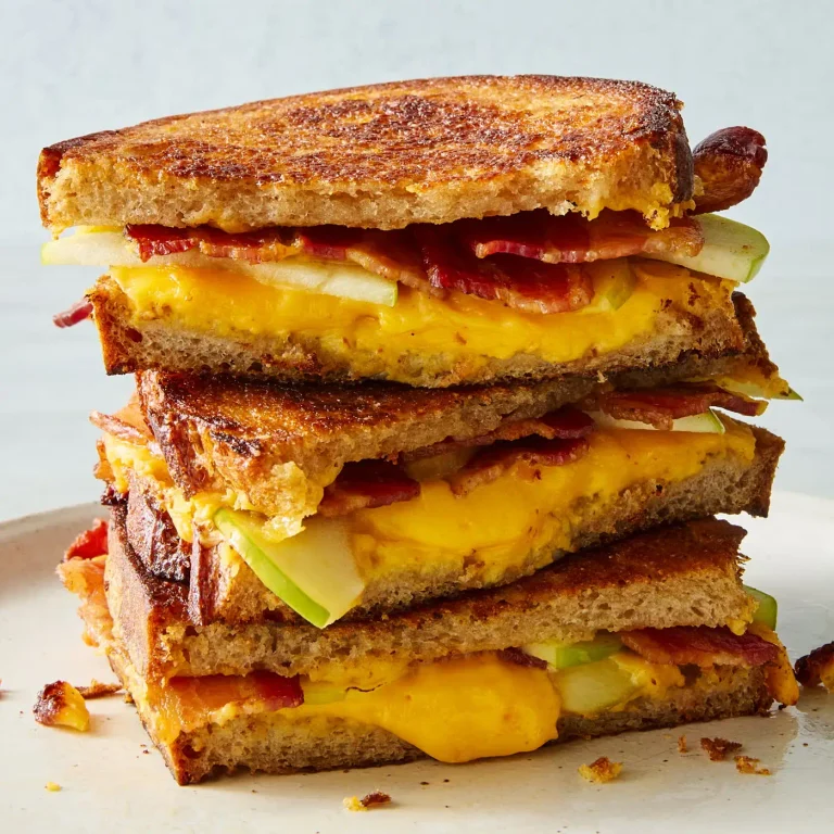 Bacon Apple Grilled Cheese: Crispy, Cheesy, and Delicious