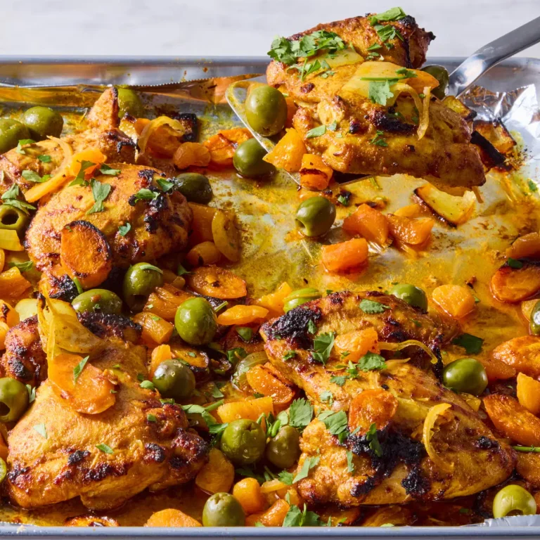 Sheet-Pan Chicken Tagine
