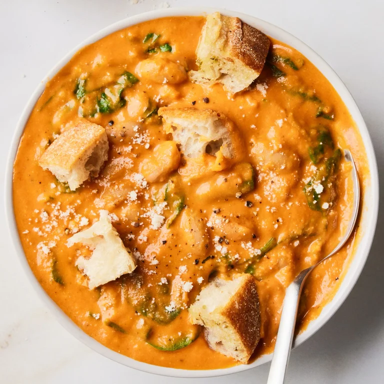 Creamy White Bean Tomato Soup