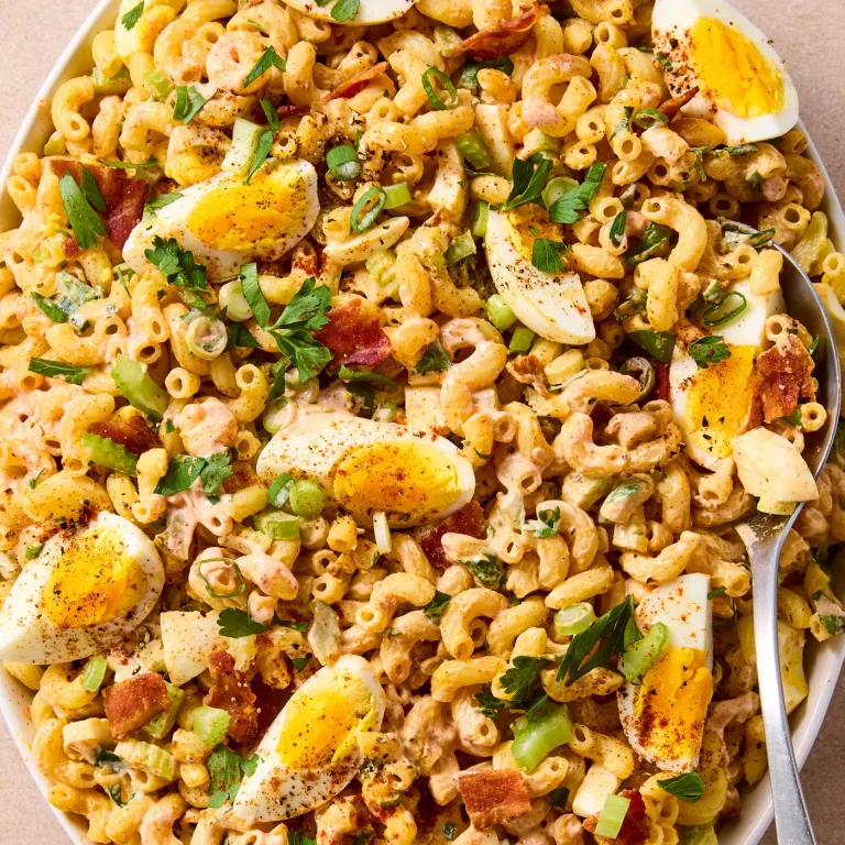 Deviled Egg Pasta Salad: Creamy, Tangy, and Delicious